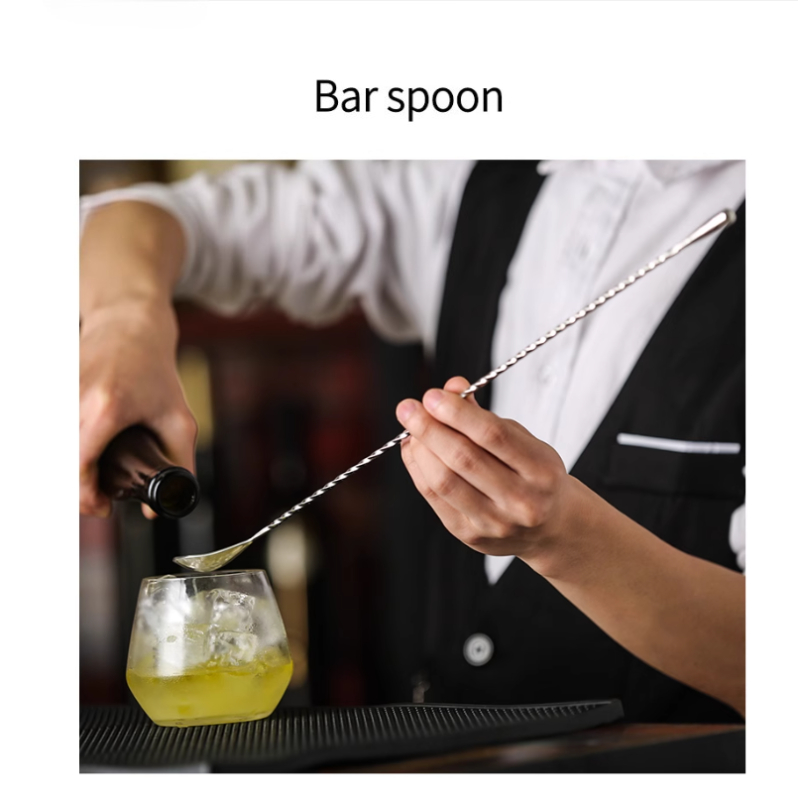 1 個カクテルバースプーンステンレス鋼ねじ込みツイストミキシ - Bar Spoon Twisted のレビューと価格