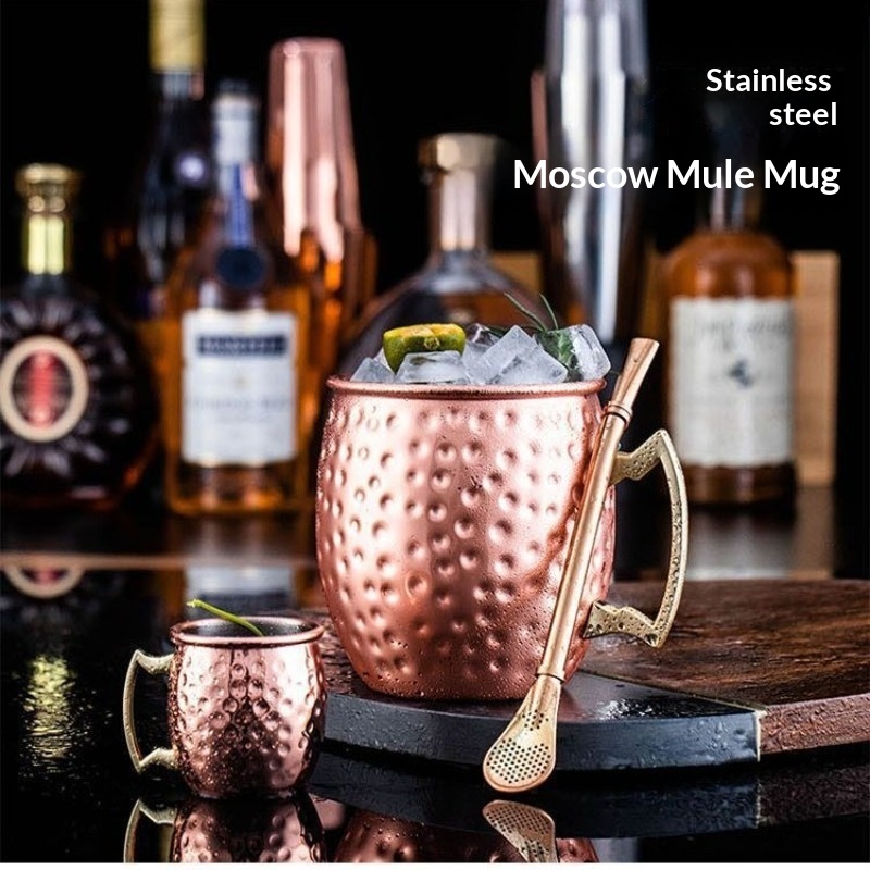 530mlカクテルワインカップ モスクワミュールマグ ステン - Mule Copper Mug のレビューと価格