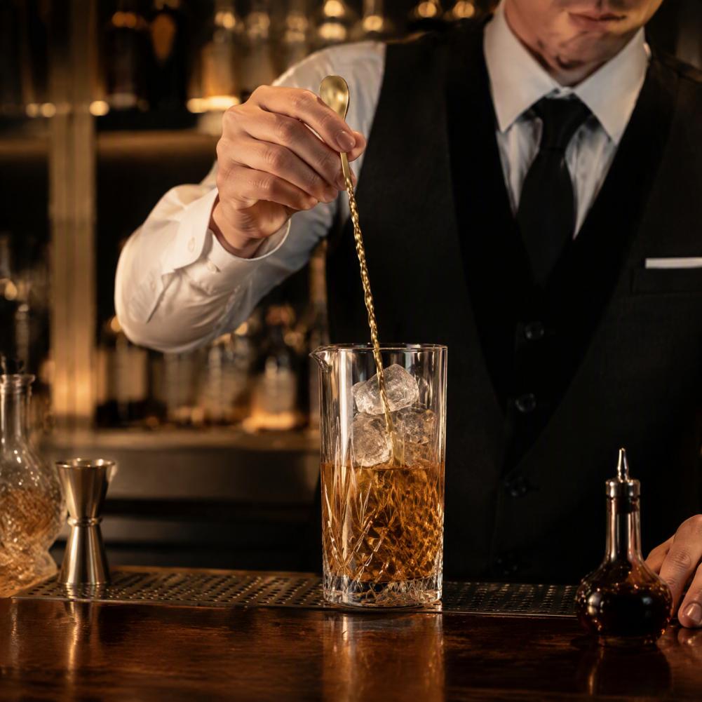ステンレス製カクテルスプーン、ロングハンドルミキシングスプー - Bar Spoon Twisted のレビューと価格