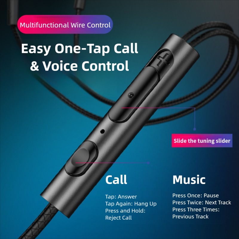 Type C 有線ヘッドホン HiFi ステレオ ボリューム - Home Bar Iphone のレビューと価格