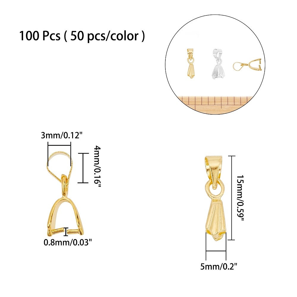 真鍮製アイスピックピンチベイル プラチナゴールデン 15x5 - Ice Pick Pick のレビューと価格