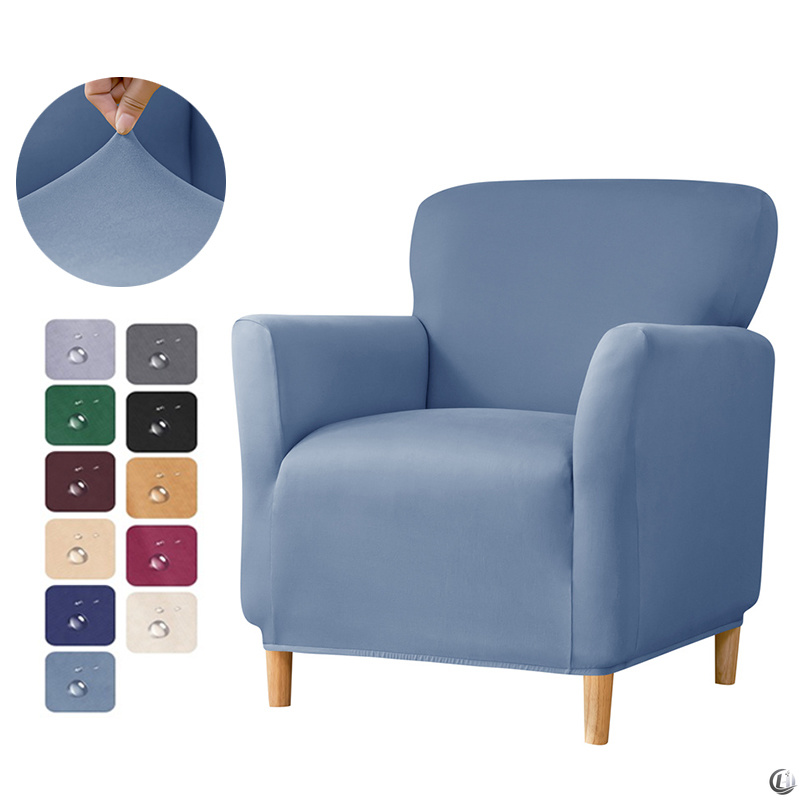 1PC 防水浴槽ソファカバー 無地 クラブチェアスリップカバ - Home Bar Seating のレビューと価格