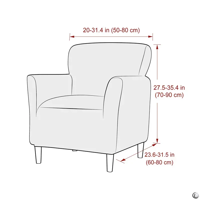 1PC 防水浴槽ソファカバー 無地 クラブチェアスリップカバ - Home Bar Seating のレビューと価格