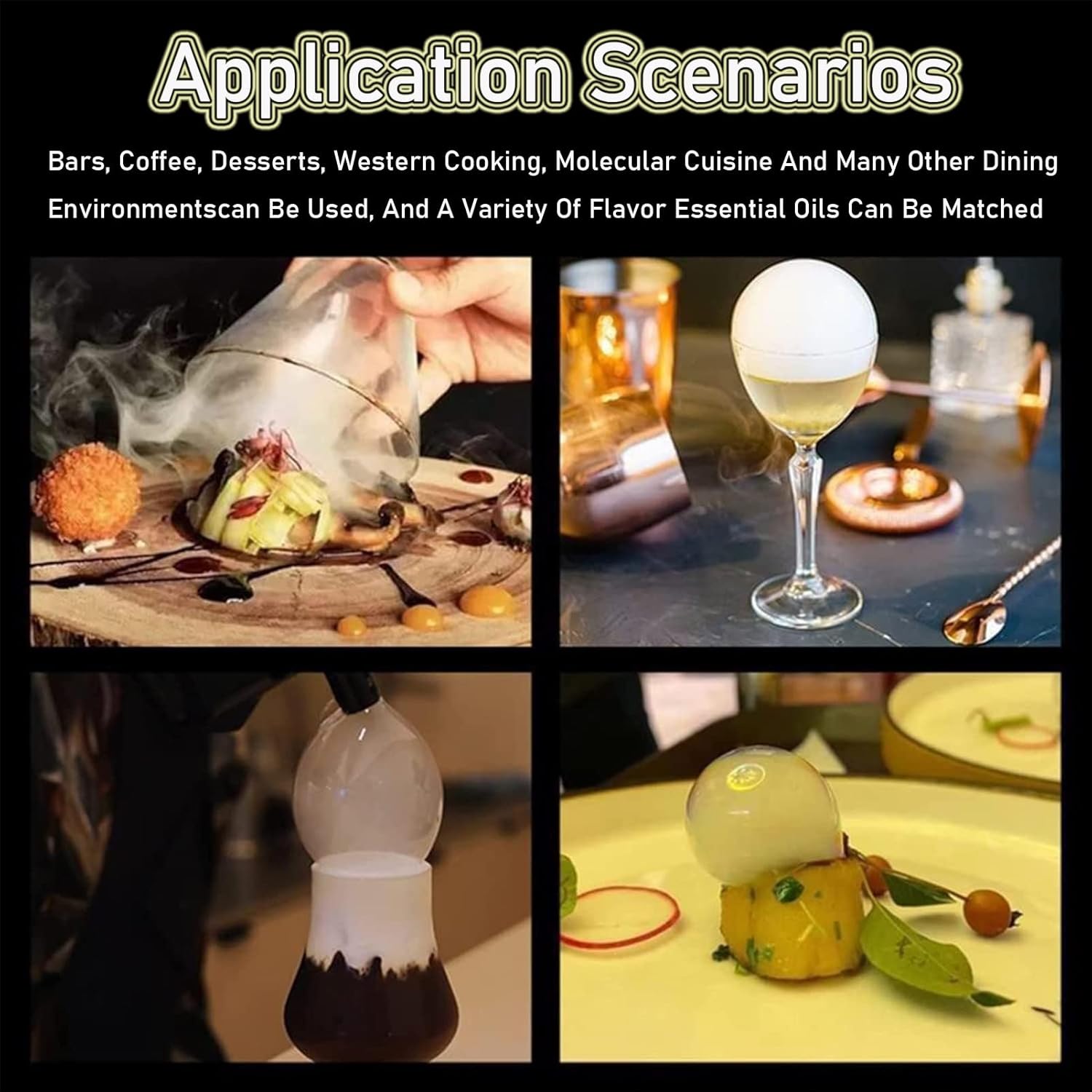 プロ仕様のポータブルカクテルスモークバブルガン、ファンシーな - Smoking Gun Kit のレビューと価格
