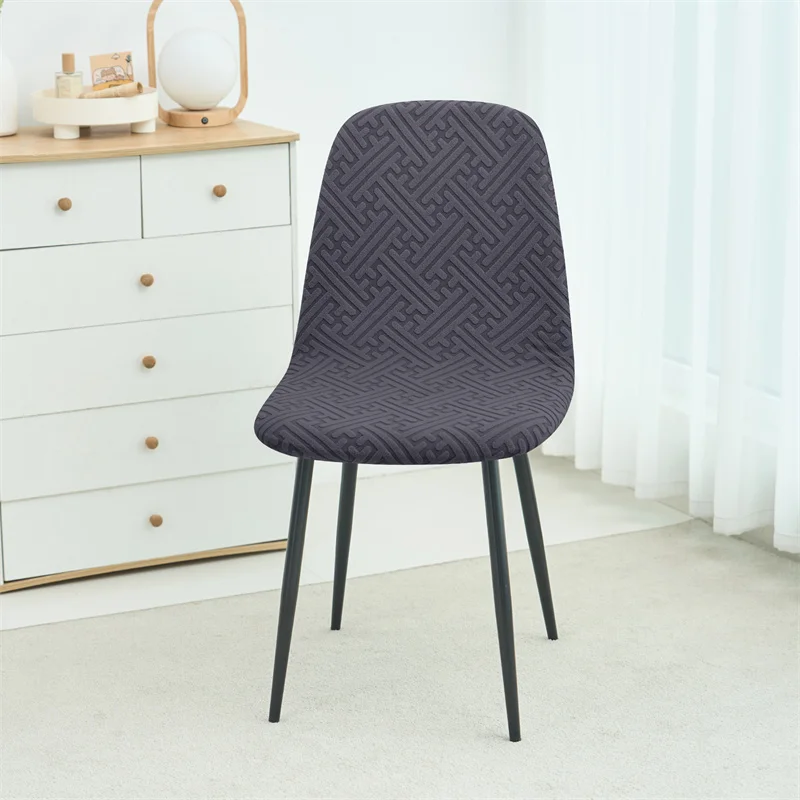 1PC ジャカードシェルチェアカバーストレッチショート背もた - Home Bar Seating のレビューと価格