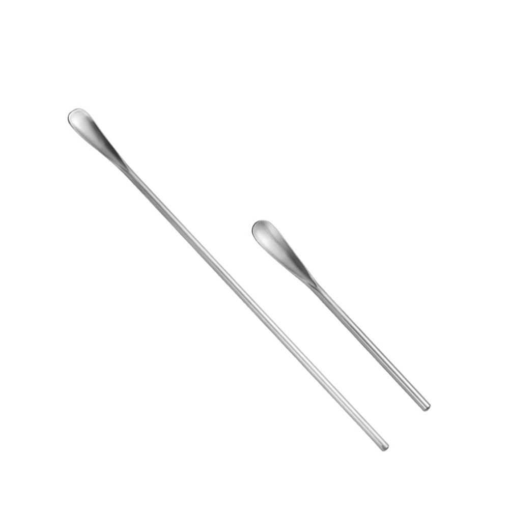 2個入りステンレス製カクテル攪拌スプーン、ファッショナブルな - Bar Spoon Twisted のレビューと価格