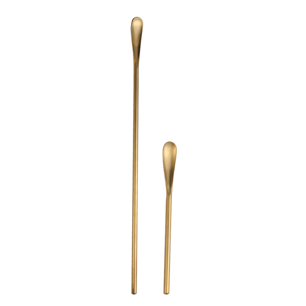 2本セット ステンレス製カクテルスプーンセット ロングハンド - Bar Spoon Twisted のレビューと価格